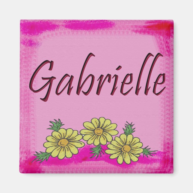 Gabrielle Daisy Magnet (Framsidan)