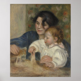 Gabrielle och Jean av Pierre-Auguste Renoir Poster