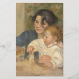 Gabrielle och Jean (från Pierre-Auguste Renoir) Brevpapper