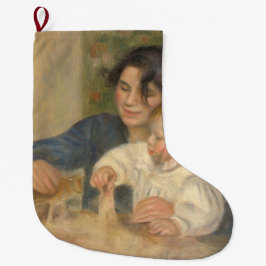 Gabrielle och Jean (från Pierre-Auguste Renoir) Stor Julstrumpa