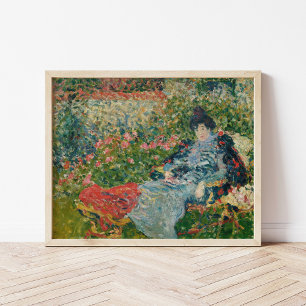 Gabrielle Valtat au Jardin   Louis Valtat Poster