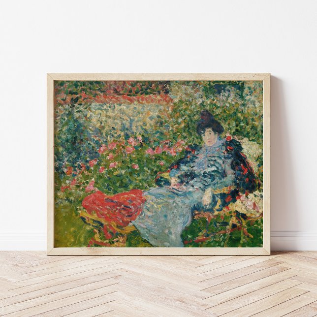 Gabrielle Valtat au Jardin | Louis Valtat Poster (Skapare uppladdad)