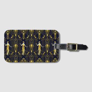 Gabsy gold and black decorative pattern bagagebricka