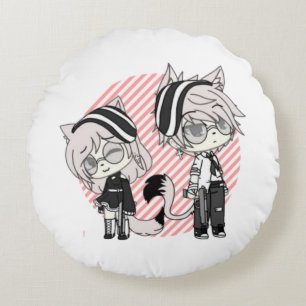 gacha,gacha-liv,gacha-klubb,vilt,anime, rund kudde
