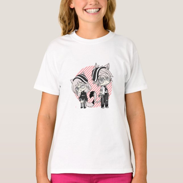 gacha,gacha-liv,gacha-klubb,vilt,anime, t shirt (Framsida)