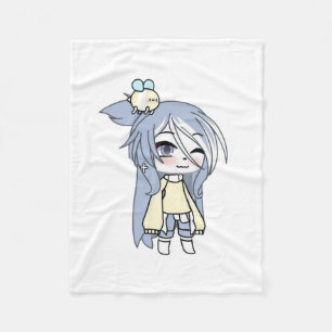 gacha, gachalife, gachaclub, spel, animering, söt fleecefilt