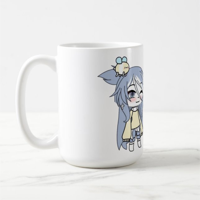 gacha, gachalife, gachaclub, spel, animering, söt kaffemugg (Vänster)
