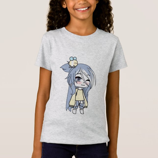 gacha, gachalife, gachaclub, spel, animering, söt t shirt (Framsida)
