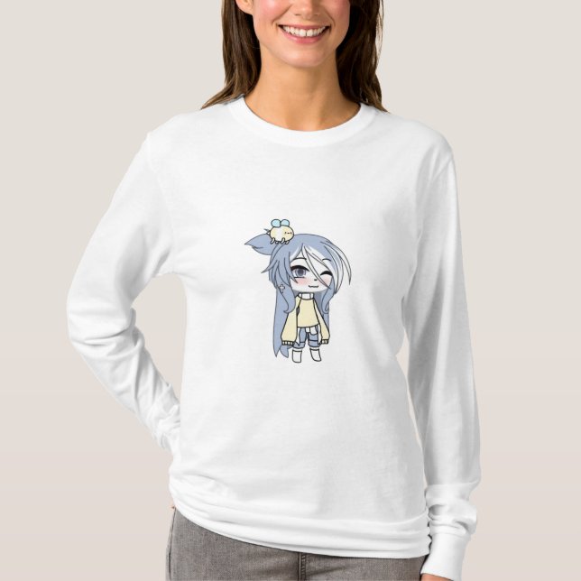 gacha,gachalife,gachaclub,spel,animering,söt t shirt (Framsida)