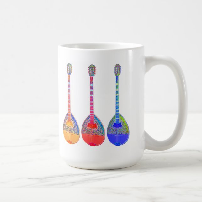 GAD… ZOUKS!! Färgrika bouzoukis! Kaffemugg (Höger)