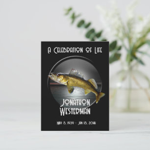 Gädda Fiskefirande av Livet  Vykort
