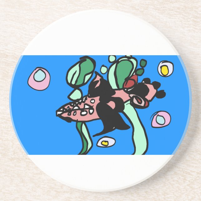 Gädda konst  underlägg (Framsidan)