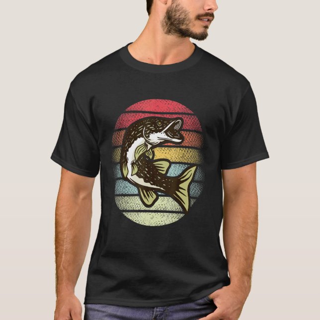 Gädda Muskegädda T Shirt (Framsida)