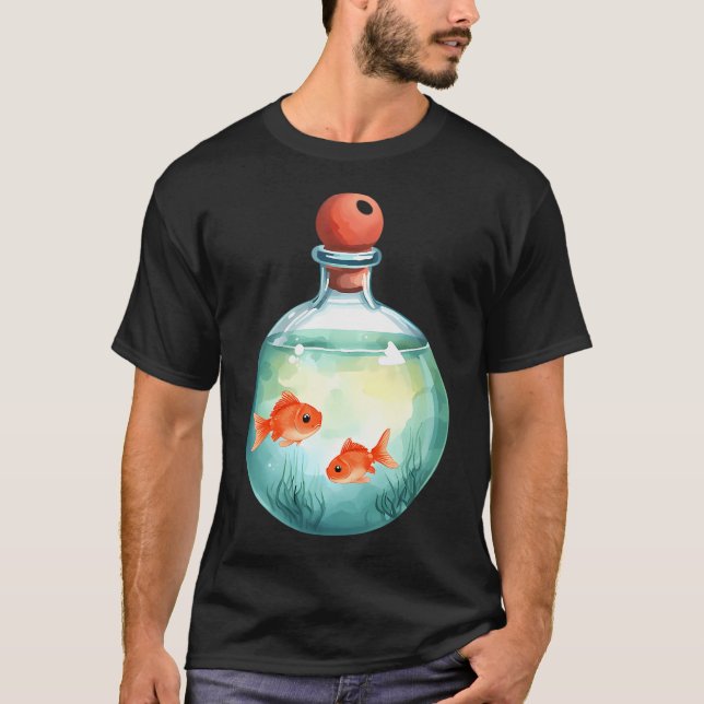 Gädda Säljbara Fiskar T Shirt (Framsida)