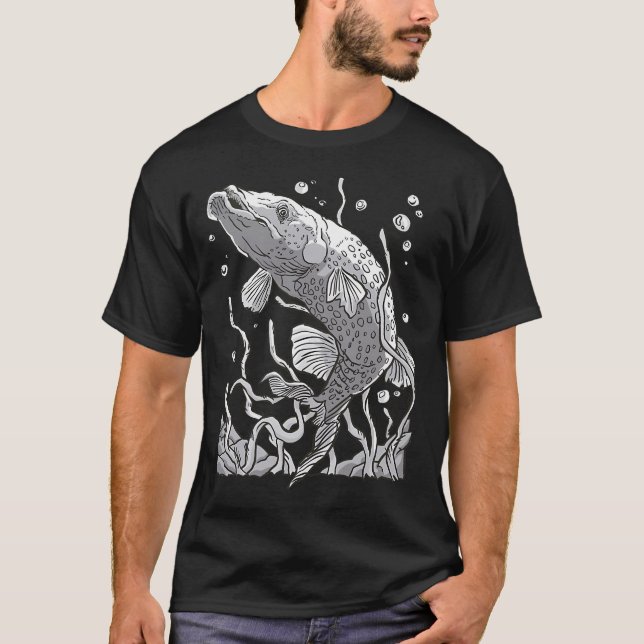 Gädda T Shirt (Framsida)