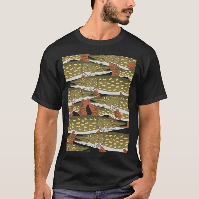 Gädda T Shirt (Framsida)