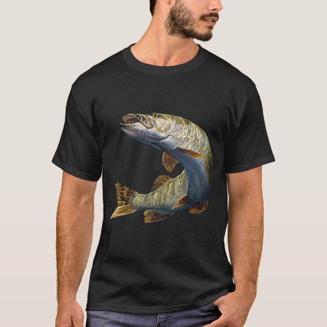 gädda t shirt (Framsida)