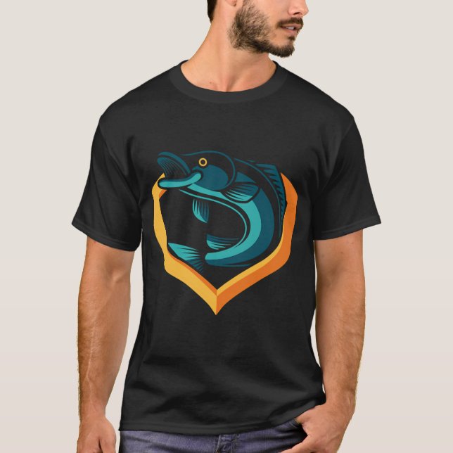 gädda t shirt (Framsida)