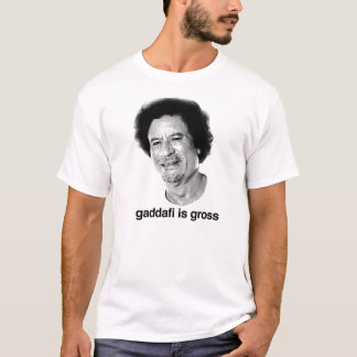 Gaddafi är brutto- t-shirt