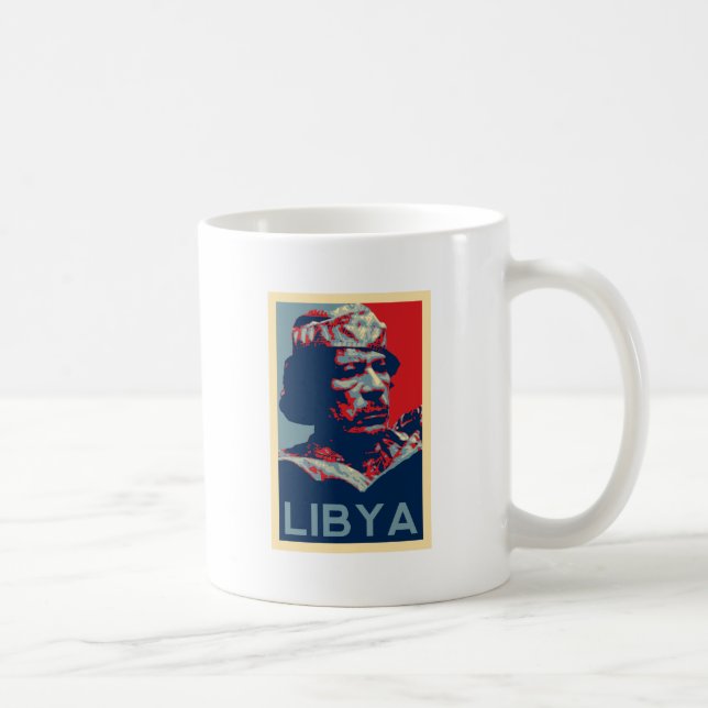 Gaddafi - Libyen Kaffemugg (Höger)