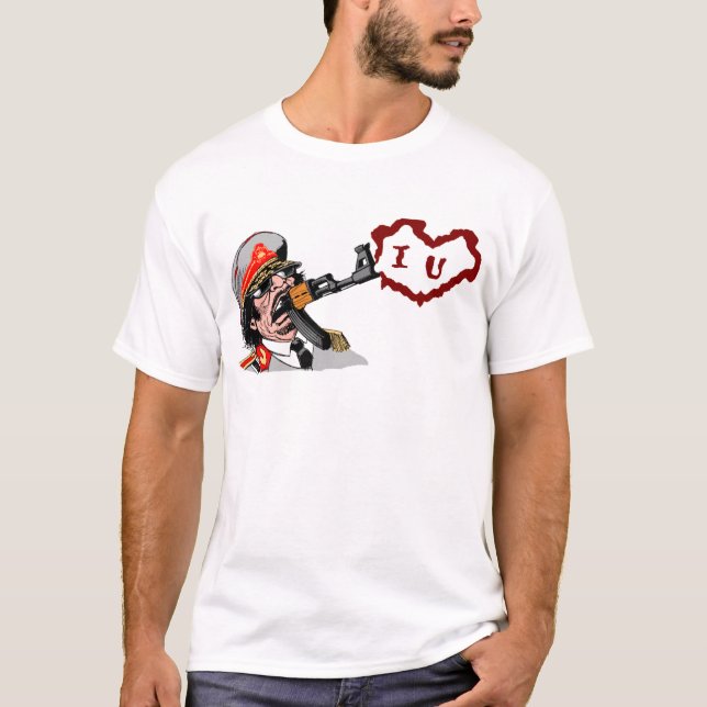 Gaddafi Libyen T-shirt (Framsida)