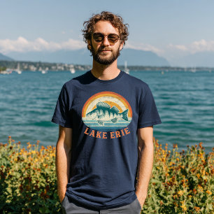 Gäddfiske i Lake Erie från soluppgång till solnedg T Shirt