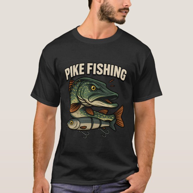 Gäddfiske swimbait t shirt (Framsida)