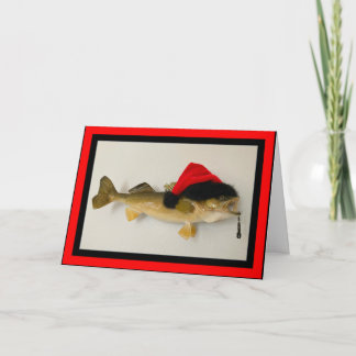 Gäddhoppas Du Har En God Jul! Helgkort