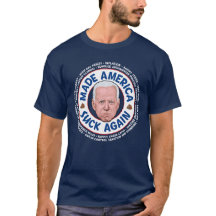 Gade America Suck igen Joe Biden Mörk T-Shirt