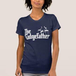 gadgefathervitlogotypen tee