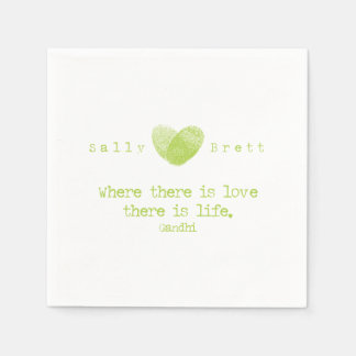 Gadhi Quote Napkin Pappersservett