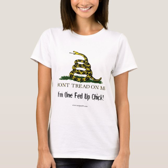 Gadsden anpassaden t shirt (Framsida)