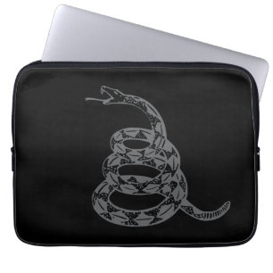 Gadsden Flag Don't Tread on Me Grå Laptop Fodral