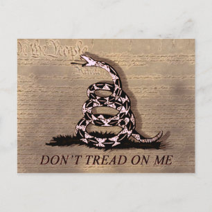 Gadsden Flag Postkort Vykort
