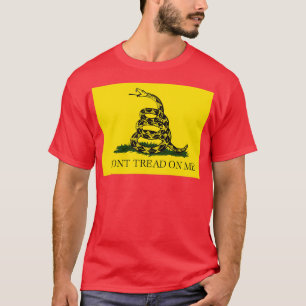 Gadsden flagga Donx27t går på mig Libertarian Yell T Shirt