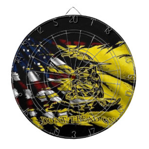 Gadsden flagga - frihet eller död darttavla