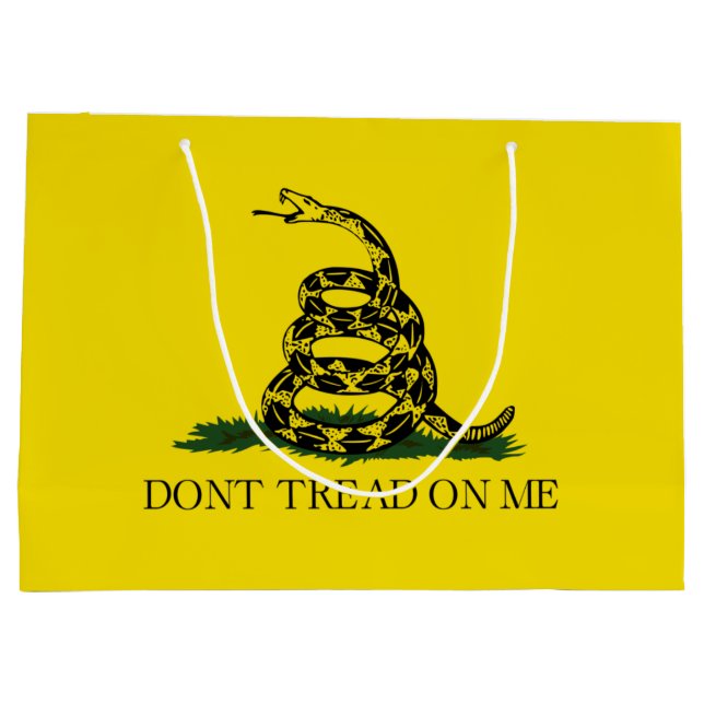 Gadsden Flagga (Gå inte på Me) (USA Snake) (Baksidan)