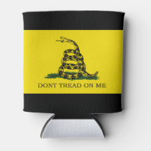 Gadsden Flagga - Gå inte på mig - drick Coozie