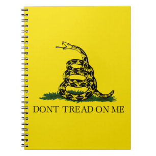 Gadsden Flagga (Gå inte på mig) (Snake Flagga) Anteckningsbok