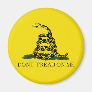 Gadsden Flagga (Gå inte på mig) (Snake Flagga) Magnet