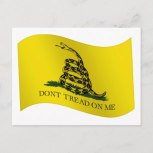 Gadsden Flagga, Gå inte på mig Vykort