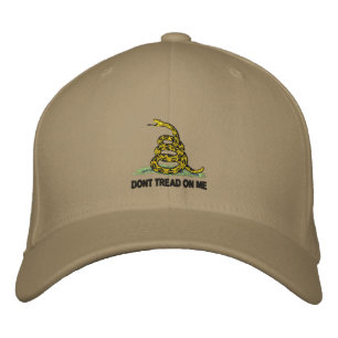 Gadsden Flagga Går inte på mig Broderad Keps