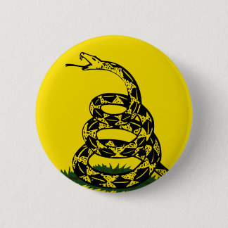 Gadsden flagga knapp