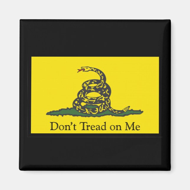 Gadsden Flagga Magnet (Framsidan)