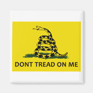 Gadsden flagga magnet