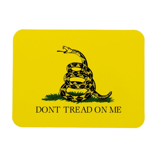 Gadsden Flagga Magnet (Horisontell)