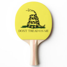 Gadsden Flagga Ping Pong Paddle