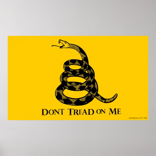 Gadsden Flagga Poster (Framsidan)