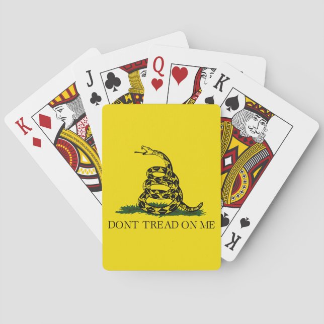 Gadsden flagga spel kort (Baksidan)