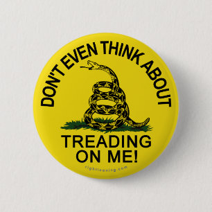 Gadsden Flagga uppdaterad Knapp